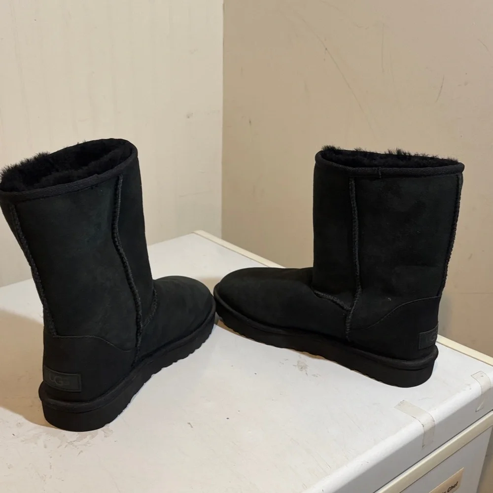 UGG Classic Black Ankle Booties - Picture 5 of 6
